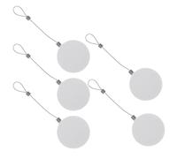 jojofuny Caja Antirrobo Retráctil de Acero 90 Cm, Enrollador de Cable de Seguridad para Dispositivos Digitales, 5 Piezas para Tiendas y Exhibiciones, Gestión de Cables Antipérdida