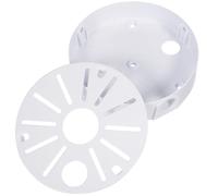 jojofuny Caja de Conexiones para Cctv y Cableado, Aluminio 135 Mm Diámetro, Media Esfera Resistente para Montaje Interior y Exterior, Almacenamiento Ordenado y Soporte para Cámara