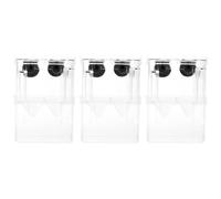 jojofuny Caja de Incubación para Peces Pequeños, Doble Capa, Tamaño Pequeño, 3 Unidades, Material Resistente, Protección para Cría en Peceras, Aislamiento Eficaz para Juveniles