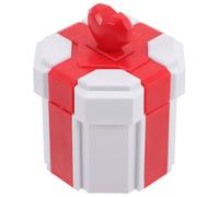 jojofuny Caja de Plástico Blanco Diseño de Corazón para Dulces y Galletas Caja de Almacenamiento Multiusos Tamaño Mediano Adecuado para Regalos y Celebraciones