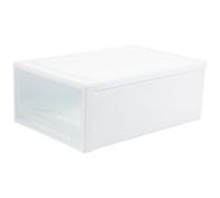 jojofuny Caja Grande de Almacenamiento de Plástico para Ropa Interior y Prendas Pequeñas 13 Litros, Organizador para Dormitorio, Baño y Armario Estructura Apilable