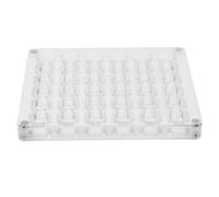 jojofuny Caja Organizadora Acrílica 36 Compartimentos, Ligera y Fácil de Transportar para Colección de Piedras y Cristales para Tocador o Exhibición