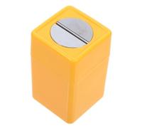 jojofuny Caja para Cuchillas de Desecho, Plástico ABS Amarillo para Oficina