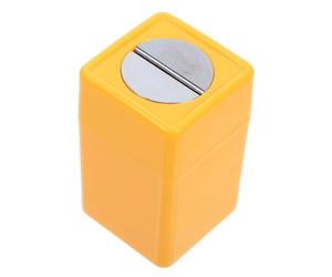 jojofuny Caja para Cuchillas de Desecho, Plástico ABS Amarillo para Oficina