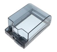 jojofuny Caja para Interruptores de Baño y Cocina, Cubierta Autoadhesiva Negra de Plástico, Resistente al Polvo y Fácil Mantenimiento