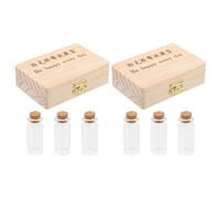 jojofuny Caja para Recuerdos de Pelo y Dientes de Diseño Elegante, Madera, Caja Multifuncional para Conservar Memorias Preciosas en Recién Nacidos