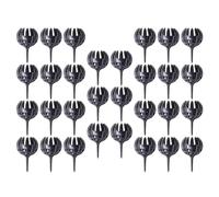 jojofuny Cajas de Fertilizante de Plástico para Bonsáis 30 Unidades Negras Contenedores Reutilizables para Macetas Grandes Accesorio Práctico para Fertilización y Cultivo Jardinería