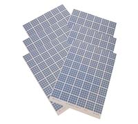 jojofuny Calcomanías Autoadhesivas de Paneles Solares en Miniatura para Maquetas, 6 Hojas para Modelado de Paisajes, Accesorios de Energías Renovables para Dioramas y Casas de Muñecas