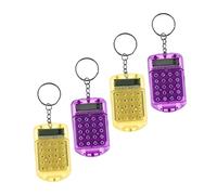 jojofuny Calculadora de Bolsillo 4 Piezas Mini Abatible Portátil para Matemáticas y Estudiantes