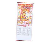 jojofuny Calendario de Pared Colgante del Año del Caballo 2026 en Papel Impresión Tradicional para Oficina y Decoración del Hogar, Planificación Mensual de 12 Meses