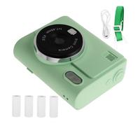 jojofuny Cámara Instantánea para Impresión Térmica Rápida Diseño Portátil y Colorido Incluye de Papel para Fotos para Fiestas y Viajes Creativos