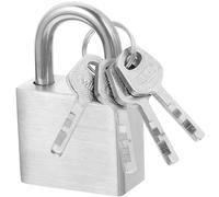 jojofuny Candado Pequeño de Acero Inoxidable 304 Resistente al Agua y Óxido 30 MM de Longitud Corta con 4 Llaves para Equipaje Bolso Joyero y Taquilla Seguridad Antirrobo Portátil