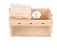 jojofuny Casa de Pájaros de Madera Resistente para Periquitos y Aves, Caja Nido Cómoda y No se Deforma, Adecuado para Uso en Exteriores y Patios Traseros