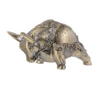 jojofuny Cenicero de Cigarrillos de Aleación de Zinc Tapa a Prueba de Viento Contenedor Profundo Grande Diseño Creativo Estilo Chino para Oficina y Hogar Decoración Práctica de