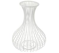 jojofuny Cesta Metálica Blanca para Almacenamiento y Exhibición de Tapones de Botellas de Vino Soporte Decorativo Multifuncional para Bar y Hogar Contenedor Práctico para Corchos