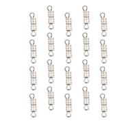 jojofuny Cierres de Joyería Tornillo de Cobre 14 X 4 Mm 100 Unidades por Bolsa, Cierres para Pulsera y Collar, Accesorios para Fabricación de Bisutería, Seguros y Duraderos para DIY