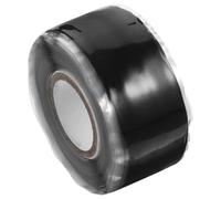 jojofuny Cinta Adhesiva de Silicona Negra 2,5 Cm X 3 M, Autoadhesiva y Resistente al Calor para Reparación de Fugas en Mangueras y Tuberías, Cinta Selladora para Fontanería y Bricolaje