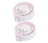 jojofuny Cinta métrica de IMC - Regla Retráctil de Imc 2 Unidades Cinta Métrica de Cintura Corporal Calculadora de BMI