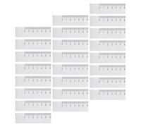 jojofuny Cinta Métrica de Papel Doble Cara 1 Metro, Juego de 150 Unidades Flexible y Portátil para Costura, Sastrería y Medición Corporal Precisa en Manualidades y Hogar