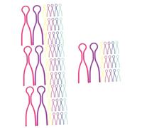 jojofuny Clips De Hilo De Plástico Para Sujetadores De Bobina Colores Mezclados Accesorios De Costura Para Organización De Y Manualidades 50 Piezas*4