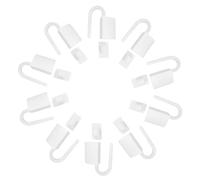 jojofuny Clips de Puerta Anti-pellizcos Giratorios Tope de Puerta Infantil Blanco 10 Unidades Protector Seguro para Bisagras Interiores Adecuado para Hogar y Oficina