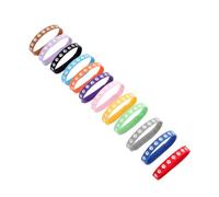 jojofuny Collar para Mascotas Estampado de Huellas, 12 Unidades, Tela Doble Faz, Ajustable para Cachorros y Gatos Pequeños, Accesorio de Identificación Cómodo y Seguro Color Aleatorio