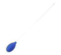 jojofuny Comedero para Coral Tubo Acrílico de 50 Cm y Punta de Silicona Azul, Herramienta Manual para Alimentación y Limpieza de Acuarios, Alimentación Dirigida para Peces, Camarones