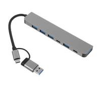 jojofuny Concentrador USB Adaptador USB Múltiple para Portátil Adicionales Casa o Oficina