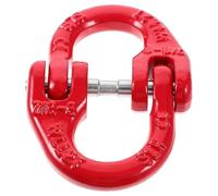 jojofuny Conector de Cadena de Elevación y Enlace de Acoplamiento Mecánico de Acero Rojo 2t para Eslingas de Carga y Remolque, Adecuado para Operaciones de Elevación y Estilo Aleatorio