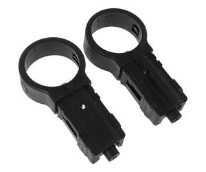 jojofuny Conectores Redondos de Nailon para Escaleras Telescópicas, 2 Piezas, Diámetro 5,2 Cm, Accesorios de Reparación Antideslizantes para Mantenimiento y Construcción, Manguito