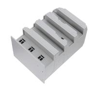 jojofuny Construcción Plástica de Casa Ruinas para Escenarios Ferroviarios y Decoración de Micro Paisajes DIY