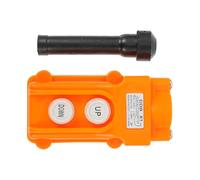 jojofuny Controlador de Grúa Abs Botón Elevador Naranja, Diseño Simple y Uso Práctico para Diversas Grúas y Ocasiones Industriales