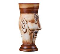 jojofuny Copa de Vino de Cerámica Gran Capacidad, Práctica y Decorativa con Diseño Original de Cabeza de Zombi para Bebidas y Café