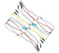 jojofuny Correa Ajustable para Gafas Diseño Unicornio de Pvc, 8 Unidades para Niñas, Soporte Anticaídas Adecuado para Deporte y Uso Diario