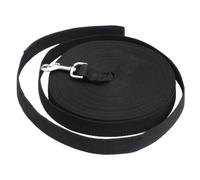 jojofuny Correa de 15m de Nylon Resistente de Entrenamiento para Perros y Cachorros Anilla Metálica Soldada y Cierre de Aleación Ajustable para Paseos y Adiestramiento