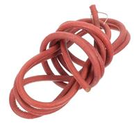 jojofuny Correa de Cuero Genuino para Máquina de Coser a Pedal, Resistente y Gruesa de 6 Mm, Gancho Metálico, Repuesto para Máquina de Coser Antigua Doméstica, Accesorios para Costura