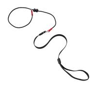 jojofuny Correa de Entrenamiento Antideslizante para Perros Cuerda de Tracción de Poliéster Negra Control de Impulsos y Prevención de Ahogos para Paseos Seguros