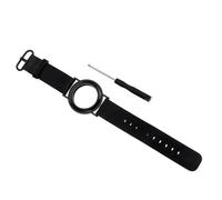 jojofuny Correa de Reloj de Cuero Negro para Localizador, Pulsera Resistente al Sudor y Arañazos, Diseño Ajustable para Localizador Gps, Compatible con Seguimiento Personal