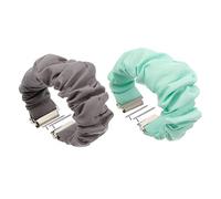 jojofuny Correa De Reloj Elástica De Tela Scrunchie Para 2 y, 2 Piezas (2 y 17 Cm), Unisex, Cómoda y Ajustable, Uso Diario y Casual