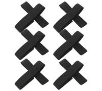 jojofuny Correas Elásticas Ajustables para Botas de Pantalón, 12 Piezas Negras de Banda Elástica, Tirantes Elásticos para Senderismo, Ciclismo y Uso al Aire Libre, Accesorios Flexibles