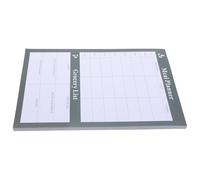 jojofuny Cuaderno de Dieta Desprendible Hogar 1 Unidad, Planificador Semanal de Comidas, Lista de Compras Integrada, Calendario Semanal Blanco para Organización y Seguimiento de Menú