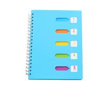 jojofuny Cuaderno de Espiral Lateral Tamaño B5 para Estudiantes Papel Grueso y Escritura Suave Adecuado para Actividades Escolares y Diario Personal