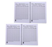 jojofuny Cuadernos Planificación Presupuesto Mensual 2 Unidades, Organizador Financiero Seguimiento Pagos Facturas, Libro Control Gastos Personales para Ahorro y Gestión Económica