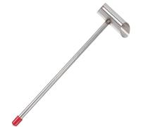 jojofuny Cuchara para Azúcar de Algodón de Azúcar, Cuchara Medidora de Acero Inoxidable Resistente al Desgaste, Práctica Pala para Malvaviscos, Accesorio para Máquinas Color Aleatorio