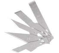 jojofuny Cuchillas de Corte Artístico de Acero al Manganeso 50 Piezas Cuchillas Artesanales para Manualidades en Papel Tallado y Grabado DIY Recambios Multiusos para Hobby