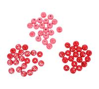 jojofuny Cuentas de Madera Decorativas para Manualidades DIY 60 Piezas Surtidas Forma de Corazón Superficie Lisa sin Rebabas Ideales para Pulseras y Collares del Día de San Valentín