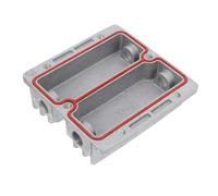 jojofuny Culata de Compresor de Aire Silenciosa Aceite, Cabezal de Aluminio para Compresores Pequeños 550/750w, Pieza de Repuesto Resistente y Compacta para Uso Automotriz, Marino y Taller