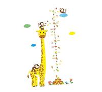 jojofuny Decoración De La Pared De Jirafa Jardín De Infancia Decoración Etiqueta De La Pared De Dibujos Animados Papel De Pared De Dibujos Animados Retirable Niño Fondo De Pantalla