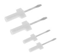 jojofuny Destornilladores para Máquina de Coser Doméstica Juego de 4 Piezas 2 Grandes y 2 Pequeños Cabezal Plano Herramienta Duradera para Mantenimiento y Reparación