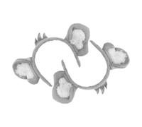 jojofuny Diadema de Orejas de Koala de Felpa Gris 2 Unidades, Accesorios para Representaciones Teatrales y Disfraz de Koala, Bandas Pelo de Animales para Decoración de Fiesta Bosque